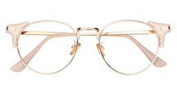 Sandra Round Pink Glasses 1