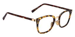 Sarah Rectangle Gold Tortoise Glasses4