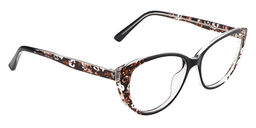 Kelsi Cat Eye Black Glasses4