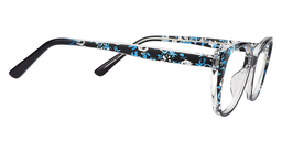 Kelsi Cat Eye Dark Blue Glasses5