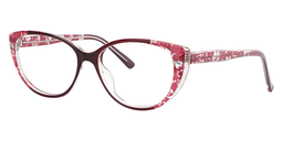 Kelsi Cat Eye Red Glasses3