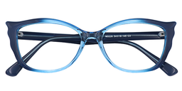 Angel's Wing Blue Glasses1