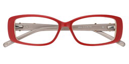 Talia Rectangle Red Glasses1