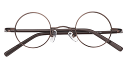 Reggie Round Burnt Umber Glasses1