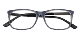Ab Rectangle Blue Glasses1