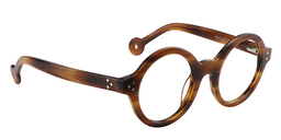 Faithe Round Burnt Umber Glasses5