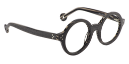 Faithe Round Gray Glasses2