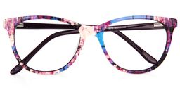 Dorothy Round Purple Glasses1