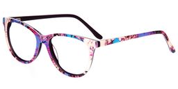 Dorothy Round Purple Glasses4