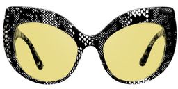 Kait Cat-eye Black Glasses10