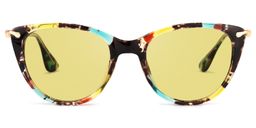 Clement Cat Eye Floral Glasses7