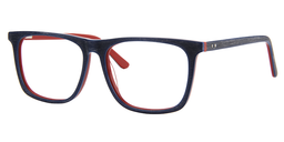 Molly Rectangle Dark Blue Glasses2
