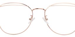 Debra Geometric White Glasses5
