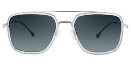 Nayeli Aviator Gray-Silver Glasses11