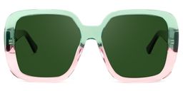 Nikolas Square Green Glasses11