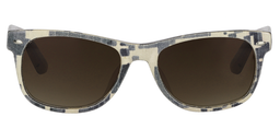 Kyle Oval White Sunglasses0