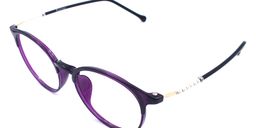 Mary Whitehouse Round Purple Glasses2