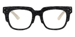 James Square Black Eyeglasses0