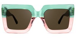 Brandon Square Green-Pink Glasses12