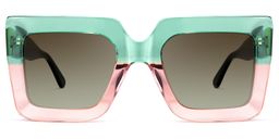 Brandon Square Green-Pink Glasses6