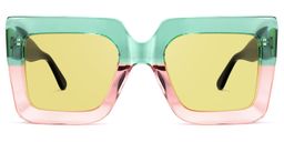 Brandon Square Green-Pink Glasses9