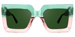 Brandon Square Green-Pink Glasses5