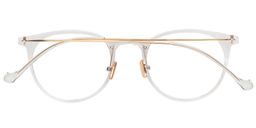 Jessica Round Clear Eyeglasses4