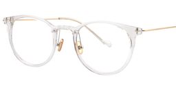 Jessica Round Clear Eyeglasses2