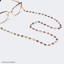Oval Multicolor Eyeglasses Chain0