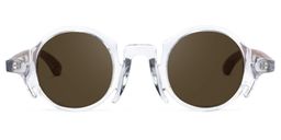 Charlie Round Clear Glasses5