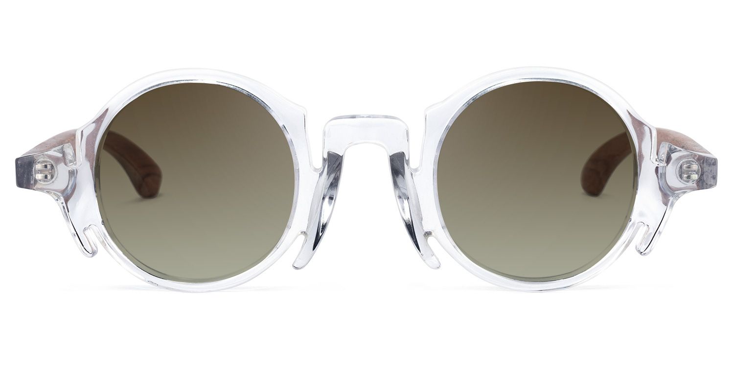 Round Clear Glasses | Zeelool Glasses9