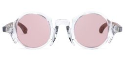Charlie Round Clear Glasses4