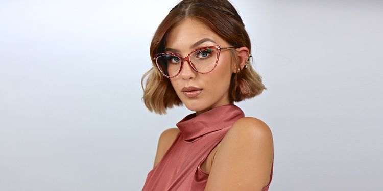 Lucas Cateye Pink Glasses