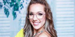 Nayeli Aviator Clear Glasses1