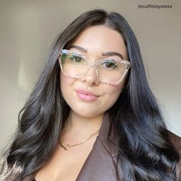 Juliet Clear Rectangle Glasses8