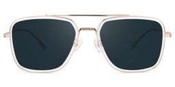 Nayeli Aviator Clear Glasses12