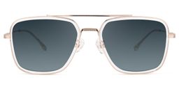 Nayeli Aviator Clear Glasses9