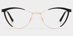 Sydney Black Cat eye Glasses1