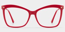 Isaebella Red Butterfly Glasses0