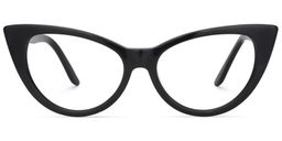 Jaden Black Cat eye Glasses0