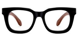 Sam Black Rectangle Glasses0