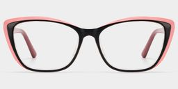 Fidelia Black Cat eye Glasses1