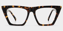 Cecile Tortoise Cat eye Glasses0