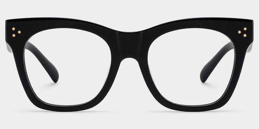 Gordon Black Rectangle Glasses