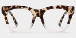 Tandy Light-Tortoise Square Glasses0