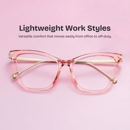 Hilary Pink Butterfly Glasses0