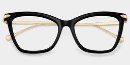 Hilary Black Butterfly Glasses2