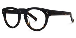 Malloy Tortoise Round Glasses1