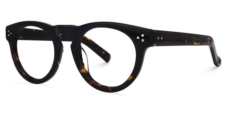 Malloy Tortoise Round Glasses