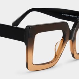 Brandon Tawny Square Glasses4